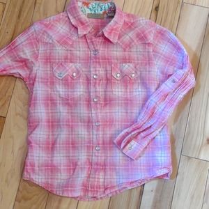 Pearl snap cowgirl shirt